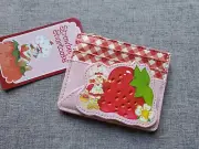 Strawberry Shortcake Gingham cardholder Id wallet NEW