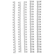 GBC Wire Binding Comb 21 Loop 14mm A4 Black Pack 100