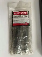 Craftsman 20 Pc. Inch Hex Allen Key Wrench Set Part #46696A, Short & Long Keys