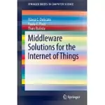 MIDDLEWARE SOLUTIONS FOR THE INTERNET OF THINGS