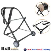 Cable Roller Stand Drum Holder RG6 Telstra NBN Wire Reel Caddy Foldable Bearing