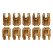 Self Tapping Threaded Inserts, 15pcs Inner M2 M4.5x6 Carbon Steel Nuts