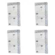 4PK LVD Cotton Stonewash 45cm Square Dining Table Napkin - Palm