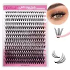 FADLASH DIY Lash Extension Individual Lashes Cluster D Curl Eyelash Extensions