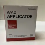 WAX APPLICATOR STICKS 6” Qty 500