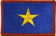 Burnet Flag (1836-1839) REPUBLIC TEXAS Military Patch W/ VELCRO® Brand