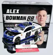 AUTOGRAPHED ALEX BOWMAN 2019 NATIONWIDE INSURANCE 1/24 ACTION