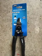 HART Compound Action Diagonal Pliers with Molded Handles, Chrome Vanadium