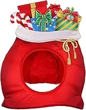 Christmas Hat Headwear Men Women Novelty Xmas Headgear Pullover Hat for Parties Cosplay Dressing up Masquerade Costume Props, Gift Box