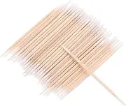 Hohopeti Double Ended Cotton Swabs Large Soft Cotton Tips Precision Tips for Makeup Skincare Ideal for Cleaning Electronics Jewelry 100 Pieces