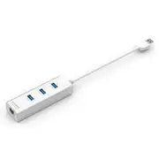 Mbeat MB-HUB33E "HAMILTON" 3-Port USB 3.0 Hub with Gigabit LAN