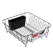 2x Wire Dish Rack Plate Tray Cutlery Holder Metal Bowl Cup Drying Drainer Stand