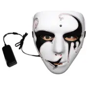 LED Halloween Series Glowing Mask Scary Cosplay Prop