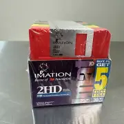 IMATION 3.5" Floppy Disks New / Sealed 30 Pack RAINBOW DISKETTES - IBM