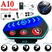 Motorcycle Helmet Headset Wireless Bluetooth Headphone Speaker Hands-Free A10