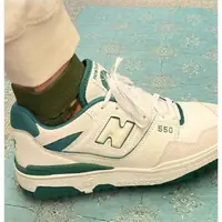 在飛比找蝦皮購物優惠-New Balance 550 系列 男女 休閒鞋 白綠  