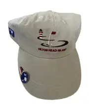 Hilton Head Island Golf Cap With hook and loop Adjustable Strap NWT