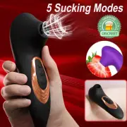 Vibrator Toy Air Pulse Sucking Thrusting Dildo G-spot Clitoral