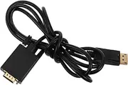 LABRIMP Displayport to Vga Adapter Cable for Monitors and Projectors Durable Video Cord with Stable Signal Transmission and Clear for Laptop Connections