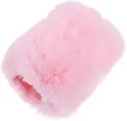 COMPUKAS Microphone Wind Plush Cover Furry Windshield for Reduces Wind Noise Easy Installation for Outdoor Interviews Compatible Mic Accessories