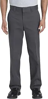 [Dickies] Men's Flex Work Pant Slim Straight Fit, Charcoal, 31W x 32L