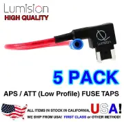 Lumision Add-A-Circuit 5 Pack Low Profile APS ATT Fuse Tap Lot Dash Cam Radar