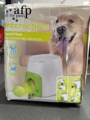 AFP Dog Interactive Fetch 'N' Treat Automatic Treat Dispenser Trainer Ball Toy