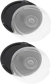 TEHAUX 2Pcs Dvd Storage Bucket Portable CD Dvd Holder Lightweight Organizer for Discs Durable Design for Efficient Organization for Desktop Bookshelf Use