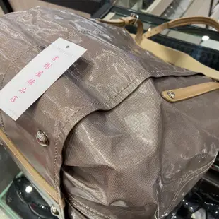 ⭐️ 香榭屋精品店  ⭐️ TOD’S G Bag 灰色防水帆布拼奶茶色皮邊手提包 斜背包  (XB7860)