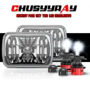For 1995 1996 1997 Nissan Pickup Hardbody 7x6" LED Headlights Hi/Lo Sealed lamps (for: Toyota)