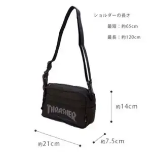 🇯🇵火焰 THRASHER 2WAY SHOULDER BAG PVC腰包 單肩 代購正品 腰包 側背包 包