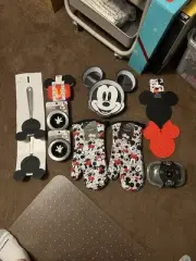 Disney Mickey Kitchen Set 2 Silicone Trivets Oven Mitts Butter Dish Spatula Etc