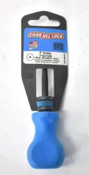 ChannelLock 3" Stubby Professional Awl Pick Scratch Tool 1/4" Round Shank