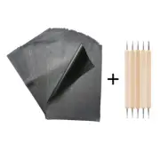 100 Sheets DIY Carbon Transfer Tracing Graphite Paper For Wood Carving Canvas