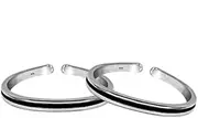 [Tongari] Graceful Band Design Silver Toe Rings in Pure 92.5 Sterling Silver for Women, Adjustable, Non-Precious Metal, No Gemstone