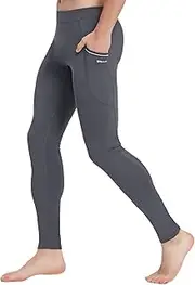 [WILLIT] Men's Active Yoga Leggings Pants Running Dance Tights with Pockets Cycling Workout Pants Quick Dry