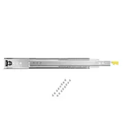 Heavy-Duty 0.4m-1.5m Drawer Slides with Lock, Full Extension, Quiet Operation