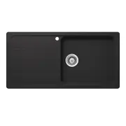 Schock Nero Formhaus Single Bowl And Right Hand Drainer Sink