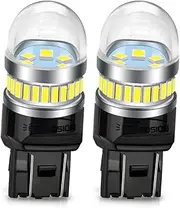 Ruiandsion 2pcs 7443 LED Bulb White 10-30V 7440 T20 7441 7444 LED Backup Reverse Tail Light Bulbs for Cars,Non-Polarity