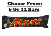 Mars Milk Chocolate Caramel Singles, Bundle Deal (Choose From: 6 Or 12 Bars)