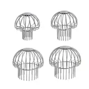 Gutter Downsport Guard Rustproof Downspout Guard Leaf Filter Gutter Strainer