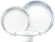 Corelle Dinnerware Set, Ocean Blues (12-Pieces)