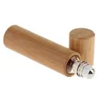 10ml Bamboo Perfume Essential Oils Roller Ball Empty Glass Roll on Bottles