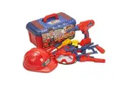TOPEX 37-Piece Toy Tool Set - Cordless Drill, Saw, Pliers