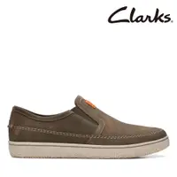 在飛比找PChome24h購物優惠-【Clarks】男款Hodson Step 縫線設計彈性大底