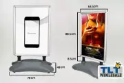 Outdoor A1 Double Sided Snap Frame Advertising Poster Stand Display