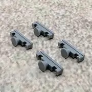 [ULEIVA] Panel Carrier 4 Pieces Grey Roll Holder Replacement Part Compatible with IKEA KVARTAL Running Strip Curtain Rail (Grey)