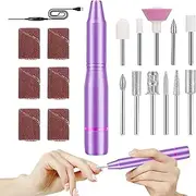 Electric Nail Drill | Electric Nail File Set,Polishing Set with Nail Drill Bits, Hand Foot Care Tool for Home Salon Use, Manicure Pedicure Kit