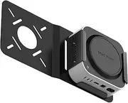 AODUKE Aluminum Alloy Mac Mini M4 VESA Bracket, Mac Mini 2024 Dock Stand, Mac Mini M4 Pro VESA Monitor Arm Extension Plate, Compatible with 75X75/100X100MM Hole distance-AJM4-BMAX