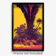 Brazilian Movie Poster - Flashy Nest (Brazil Psychedelic Art Retro Film Print)